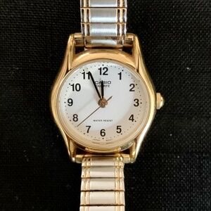 Petite Vintage Gold Minimalist Watch | Casio LTP-1094 Japan Movement